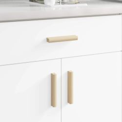 vidaXL Taisna rokturis 587 pcs Dabisks koka tonis 130 x 25 x 30 mm