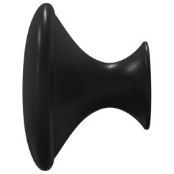 vidaXL Rokturi 2 pcs Melna DIA30 mm Alumīnijs