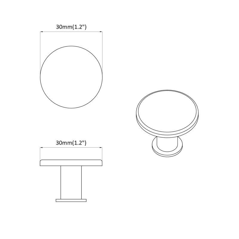 vidaXL Rokturi 1461 pcs Melna DIA30 mm Alumīnijs