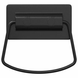 vidaXL Kabineta rokturi 12 pcs Melna 85 x 45 mm Metāls