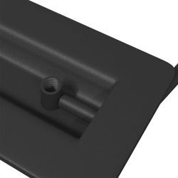 vidaXL Kabineta rokturi Melna 85 x 45 mm Metāls