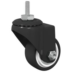 vidaXL Griezējspēļu ritenis 2 pcs Melna 40,4 x 40,4 x 19,7 mm