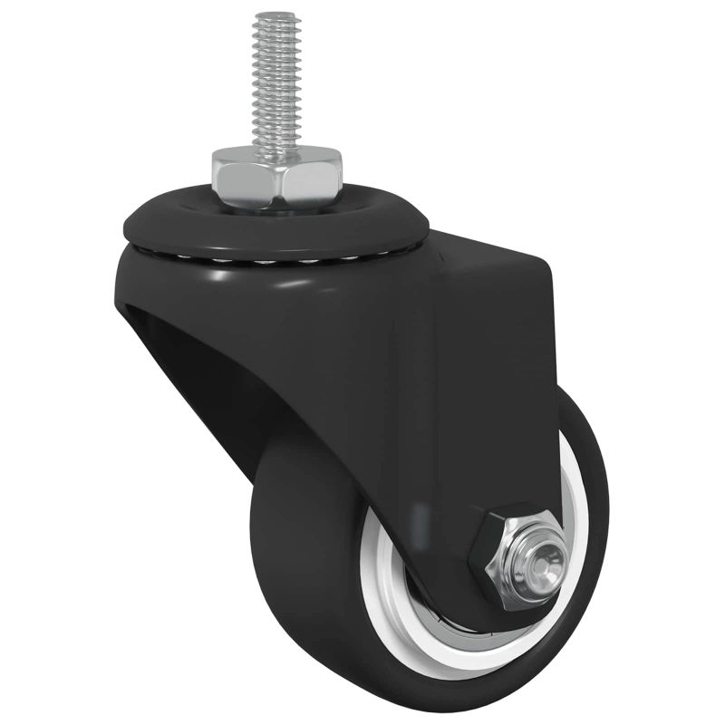 vidaXL Griezējspēļu ritenis 2 pcs Melna 40,4 x 40,4 x 19,7 mm