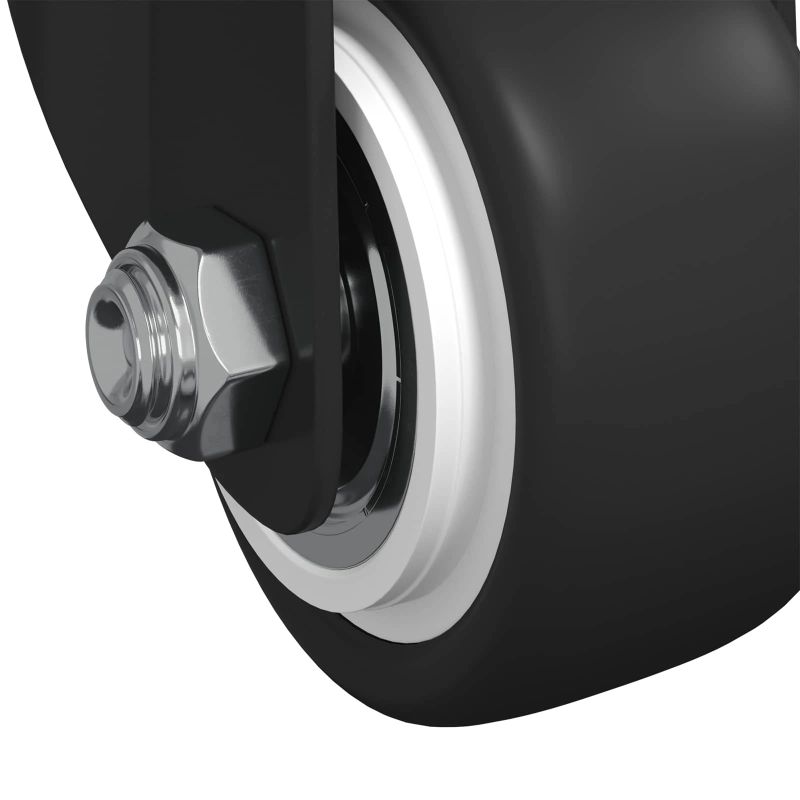 vidaXL Griezējspēļu ritenis 2 pcs Melna 40,4 x 40,4 x 19,7 mm