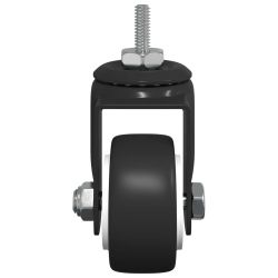 vidaXL Griezējspēļu ritenis 12 pcs Melna 40,4 x 40,4 x 19,7 mm