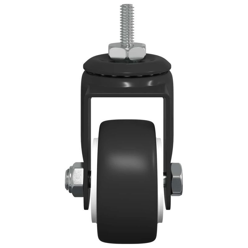 vidaXL Griezējspēļu ritenis 12 pcs Melna 40,4 x 40,4 x 19,7 mm