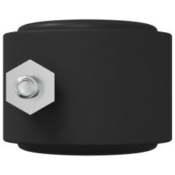 vidaXL Riteņi 2 pcs Melna 40,1 x 37,8 mm PP un dzelzs