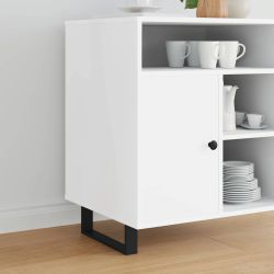 vidaXL Mēbeļu kājas 12 pcs Melna 311 x 40,5 x 100 mm Dzelzs