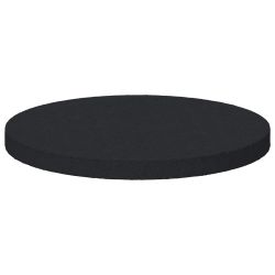 vidaXL Mēbeļu kāju paliktnes 2 pcs Melna DIA 30 x 2 mm EVA