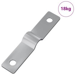 vidaXL Trieciena plāksne 9000 pcs Sudraba Dzelzs