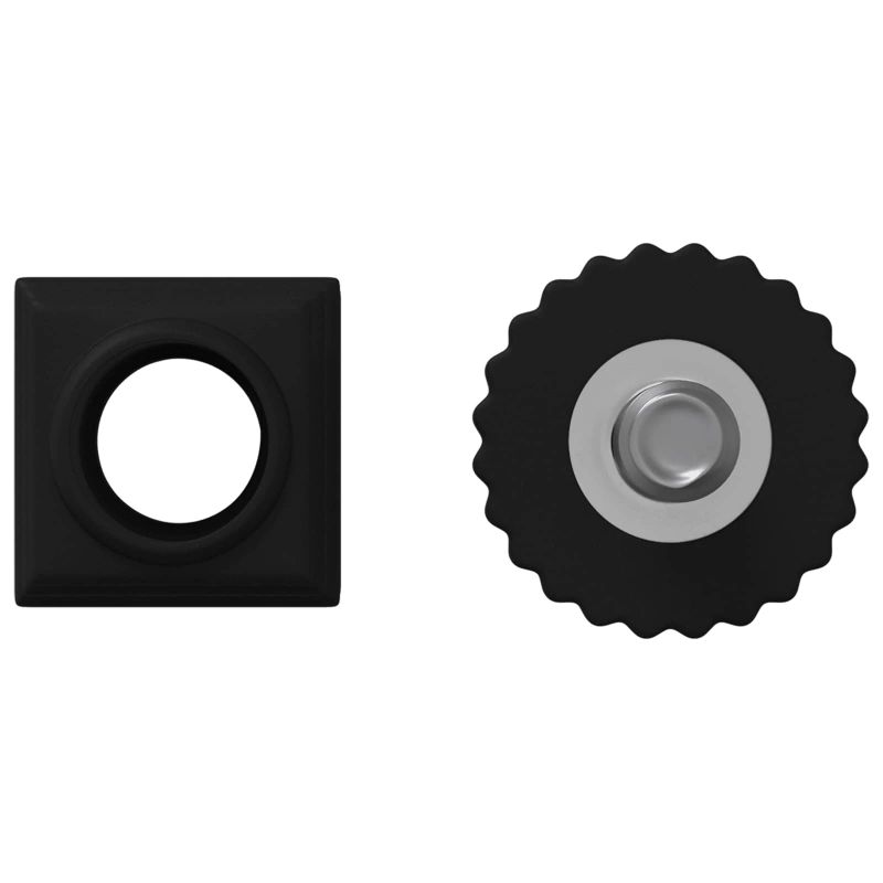 vidaXL Mēbeļu Nivelētāji Regulējams 2 pcs Melna M6 PP