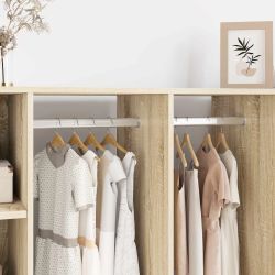 vidaXL Skapja stieple 12 pcs Sudraba 764 x 15 x 29 mm