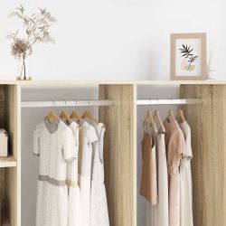 vidaXL Skapja stieple 2 pcs Sudraba 764 x 15 x 29 mm