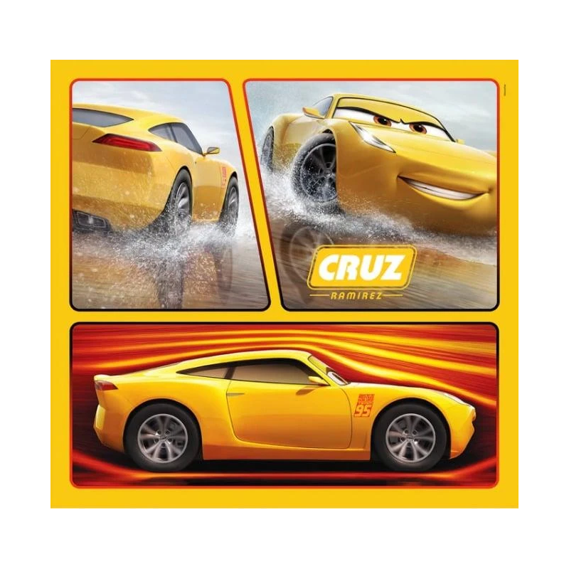 Puzle clementoni 3x48 cars 25305