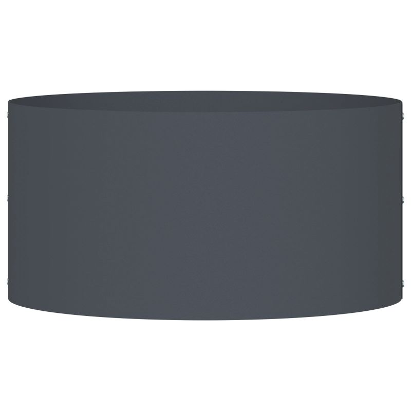 vidaXL Stādītāja gredzens 5 pcs Antracīts 40 x 40 x 20 cm