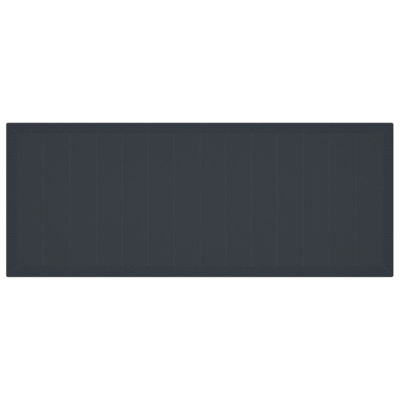 vidaXL Dārza ēdamgalds 11 pcs Antracīts Polipropilēns