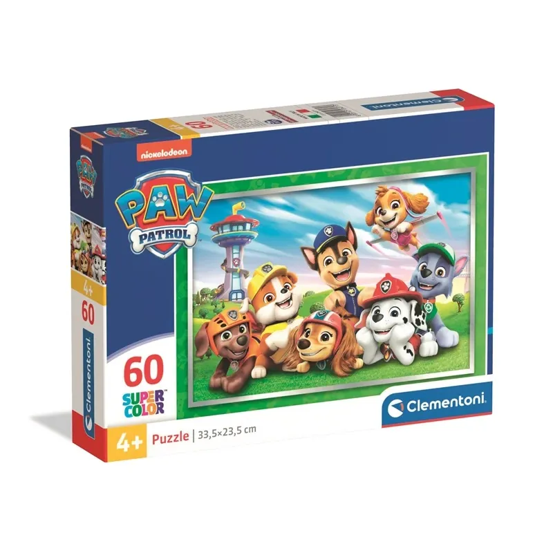 Dėlionė Clementoni Paw Patrol 26071, 33.5 cm x 23.5 cm, 60 vnt.