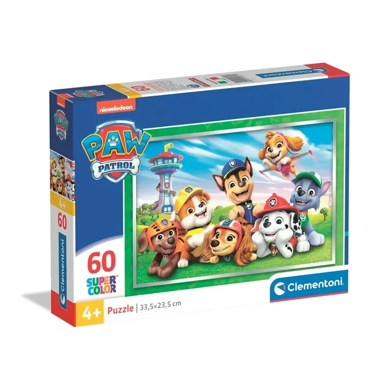 Dėlionė Clementoni Paw Patrol 26071, 33.5 cm x 23.5 cm, 60 vnt.