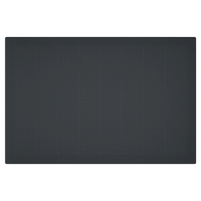 vidaXL Dārza ēdamgalds 5 pcs Antracīts Polt rattan