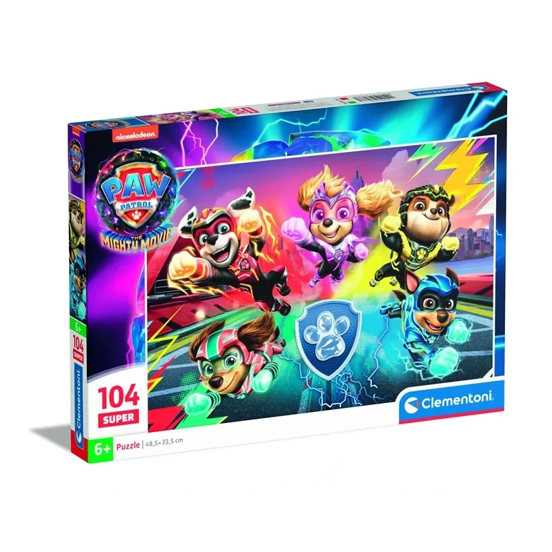 Puzle Clementoni Paw Patrol 27236, 48.5 cm x 33.5 cm, 104 gab.