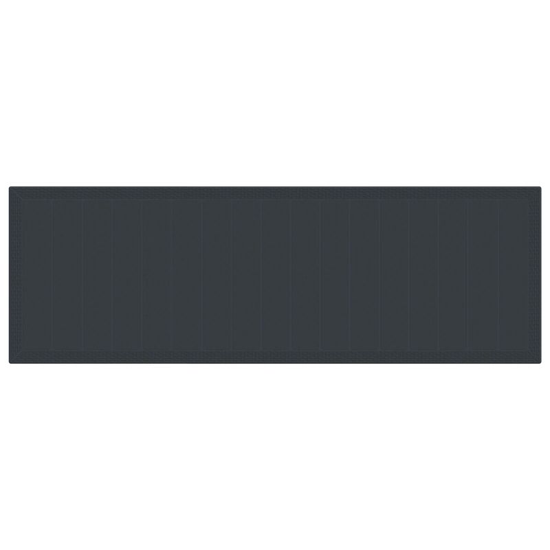 vidaXL Dārza ēdamgalds 11 pcs Antracīts Plastmasa