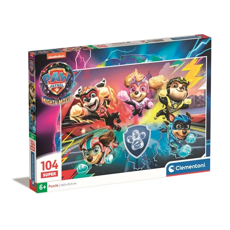 Puzle Clementoni Paw Patrol 27236, 48.5 cm x 33.5 cm, 104 gab.