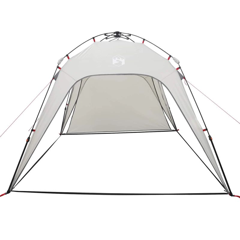 vidaXL Momentāna Telts Pelēka 260 x 260 x 197 cm Tērauds