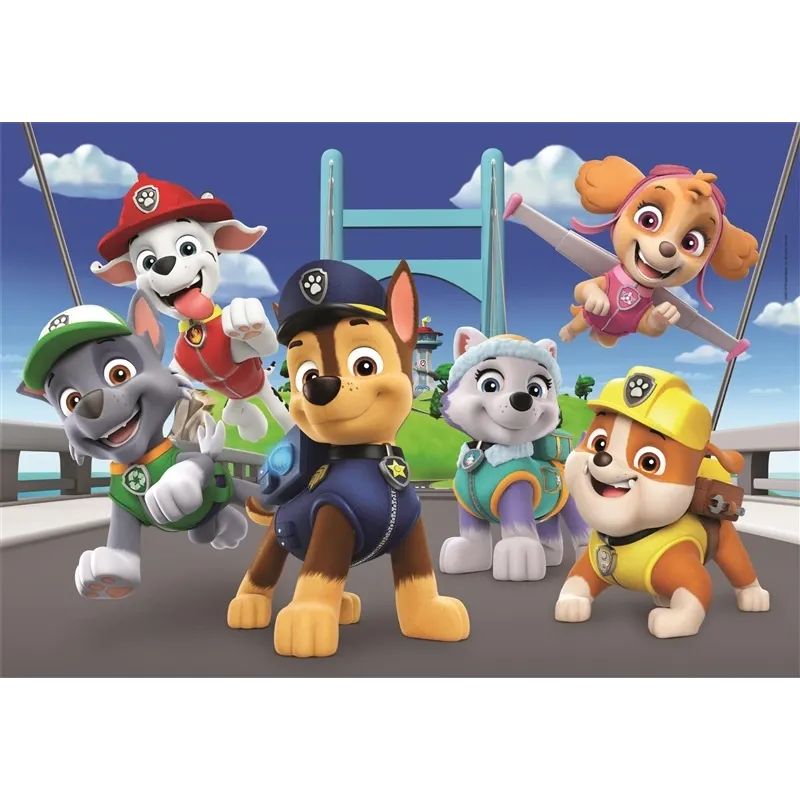 Dėlionė Clementoni PAW PATROL 29780. 48.5 cm x 33.5 cm