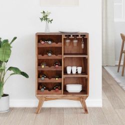 vidaXL Statīvs Brūna 60 x 30 x 90 cm Cietais atjaunotais koks