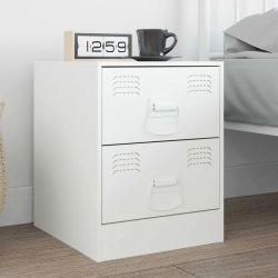 vidaXL Kabineta rokturi Balts 85 x 45 mm Metāls