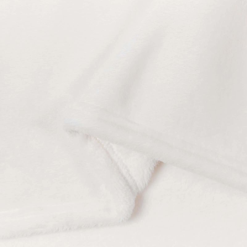 vidaXL Pleds Balts 220 x 240 cm Flīss