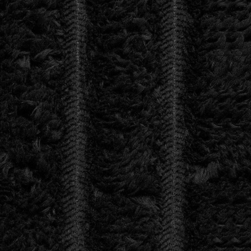 vidaXL Pleds Melna 240 x 220 cm Flīss