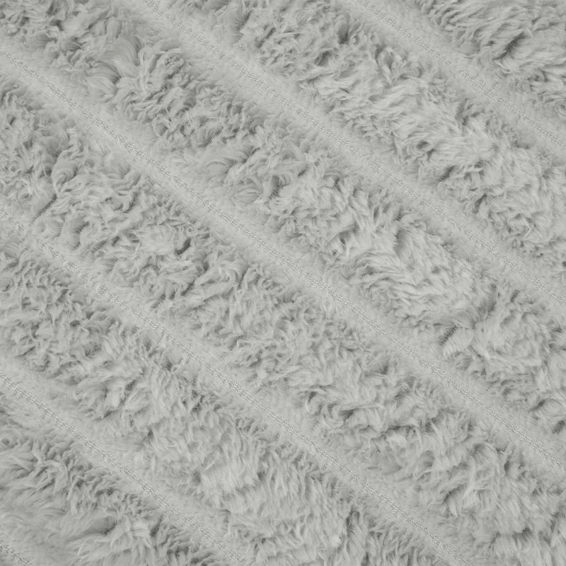 vidaXL Pledu segas 6 pcs Pelēka 270 x 240 cm Flīss