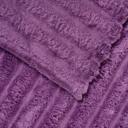 vidaXL Pledu segas 6 pcs Violeta 150 x 130 cm Flīss