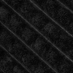 vidaXL Pledu segas 6 pcs Melna 200 x 150 cm Flīss