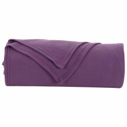 vidaXL Pledu segas 6 pcs Violeta 240 x 220 cm Flīss