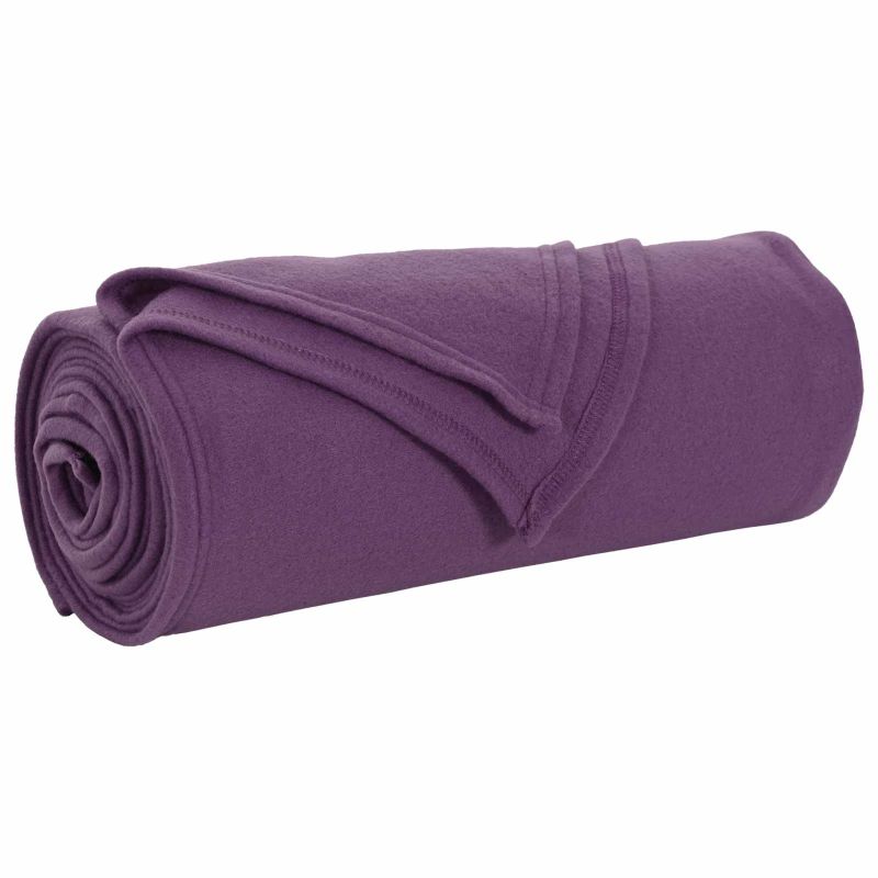 vidaXL Pledu segas 24 pcs Violeta 270 x 240 cm Flīss
