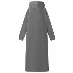 vidaXL Segas džemperis ar kapuci Tumši pelēks xl Fleeces un flaneļa