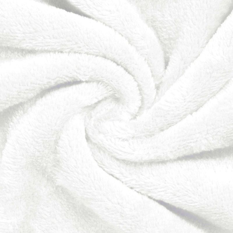 vidaXL Kapuču rūtiņu halāts Balts xxxl Flanelis