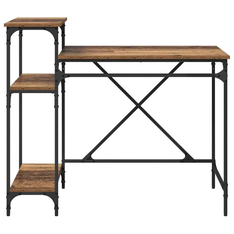 vidaXL Galds Vecs koks 105 x 50 x 90 cm Inženierijas koks