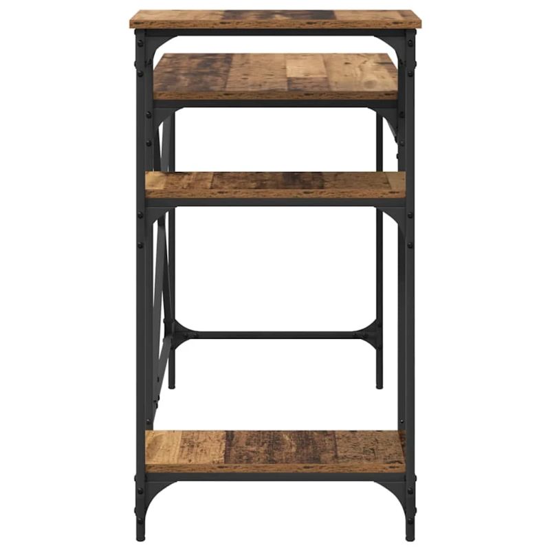 vidaXL Galds Vecs koks 105 x 50 x 90 cm Inženierijas koks