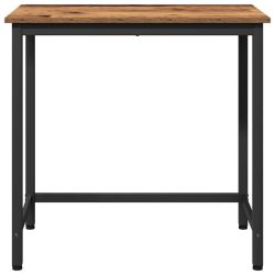 vidaXL galds Vecs koks 100 x 50 x 76,5 cm Inženieru koks un tērauds