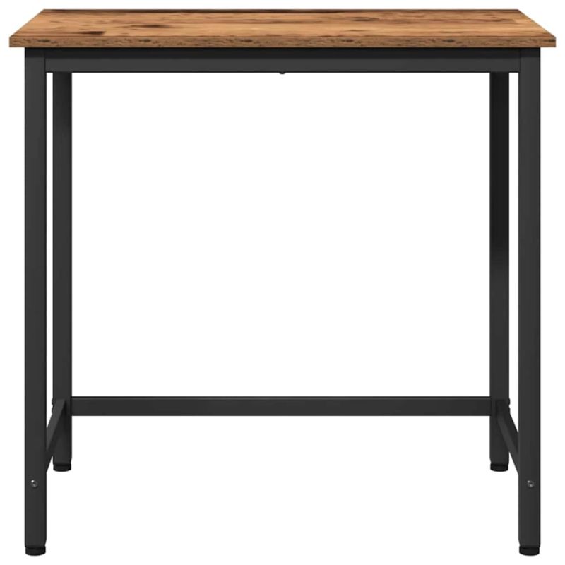 vidaXL galds Vecs koks 100 x 50 x 76,5 cm Inženieru koks un tērauds