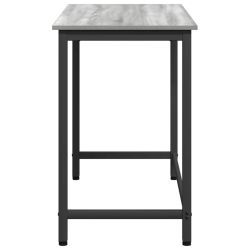 vidaXL galds Pelēks Sonoma 80 x 50 x 76,5 cm Inženieru koks un tērauds