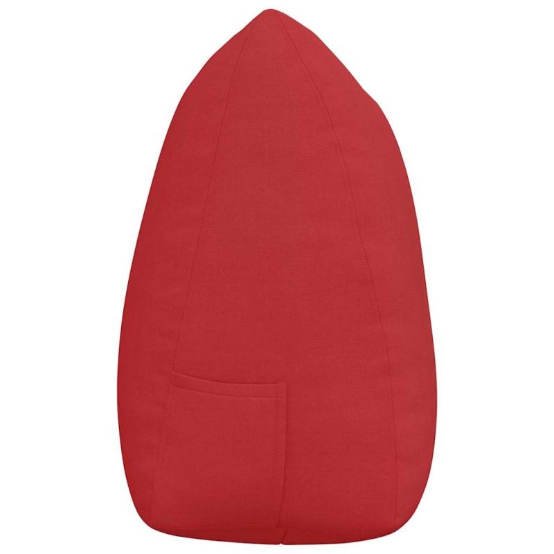 vidaXL Atpakaļ spilvens Sarkana 140 x 24 x 50 cm audums