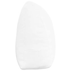 vidaXL Atpakaļ spilvens Balts 160 x 24 x 50 cm audums