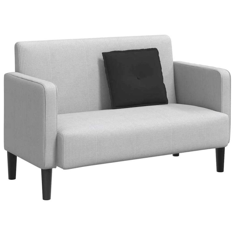 vidaXL Atpakaļ spilvens Melna 50 x 45 cm Mikrofibra