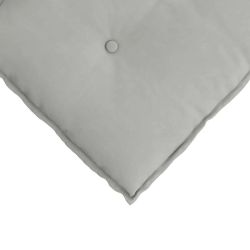 vidaXL Atpakaļ spilvens Gaiši pelēks 140 x 50 cm Mikrofibra