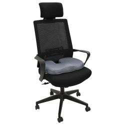 vidaXL Spilvens ar spilvenu Pelēka 46 x 38 x 8 cm Siets