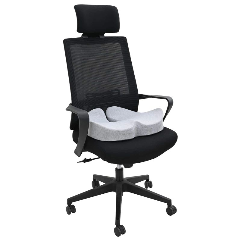 vidaXL Spilvens ar spilvenu Gaiši pelēks 50 x 43 x 10 cm Kokvilna